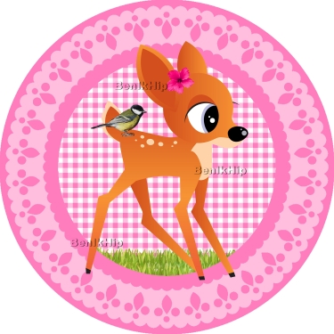 Strijkapplicatie Bambi
